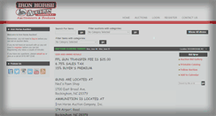 Desktop Screenshot of ironhorseauction.info